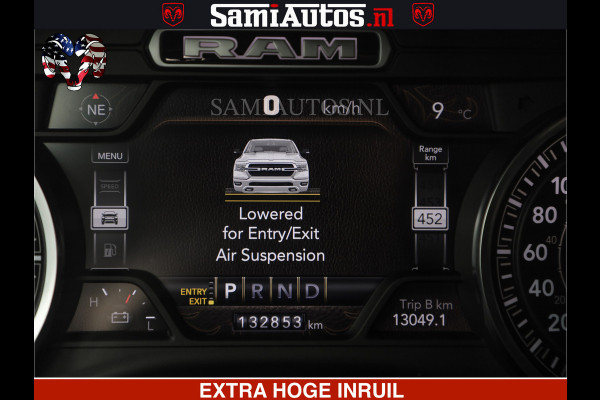 Dodge Ram 1500 HULK | 5.7 V8 | STRIPING | LUCHT VERING | LARAMIE SPORT BLACK ON BLACK | MEGA DIK | CREW CAB DUBBELE CABINE | 5 PERSOONS | DC | DIKKE WILEN | WIDE BODY |