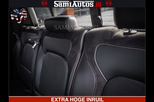 Dodge Ram 1500 HULK | 5.7 V8 | STRIPING | LUCHT VERING | LARAMIE SPORT BLACK ON BLACK | MEGA DIK | CREW CAB DUBBELE CABINE | 5 PERSOONS | DC | DIKKE WILEN | WIDE BODY |