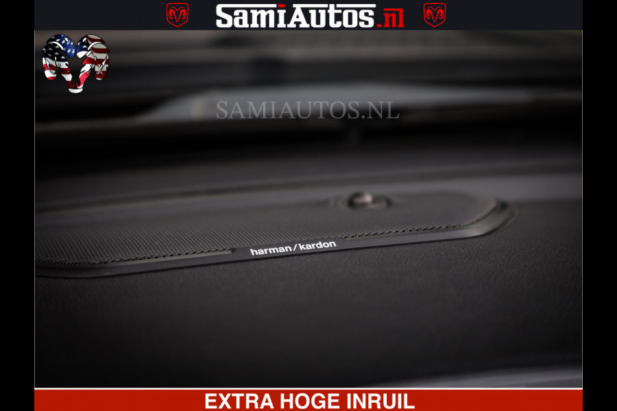 Dodge Ram 1500 HULK | 5.7 V8 | STRIPING | LUCHT VERING | LARAMIE SPORT BLACK ON BLACK | MEGA DIK | CREW CAB DUBBELE CABINE | 5 PERSOONS | DC | DIKKE WILEN | WIDE BODY |