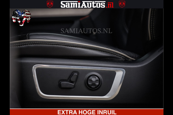 Dodge Ram 1500 HULK | 5.7 V8 | STRIPING | LUCHT VERING | LARAMIE SPORT BLACK ON BLACK | MEGA DIK | CREW CAB DUBBELE CABINE | 5 PERSOONS | DC | DIKKE WILEN | WIDE BODY |