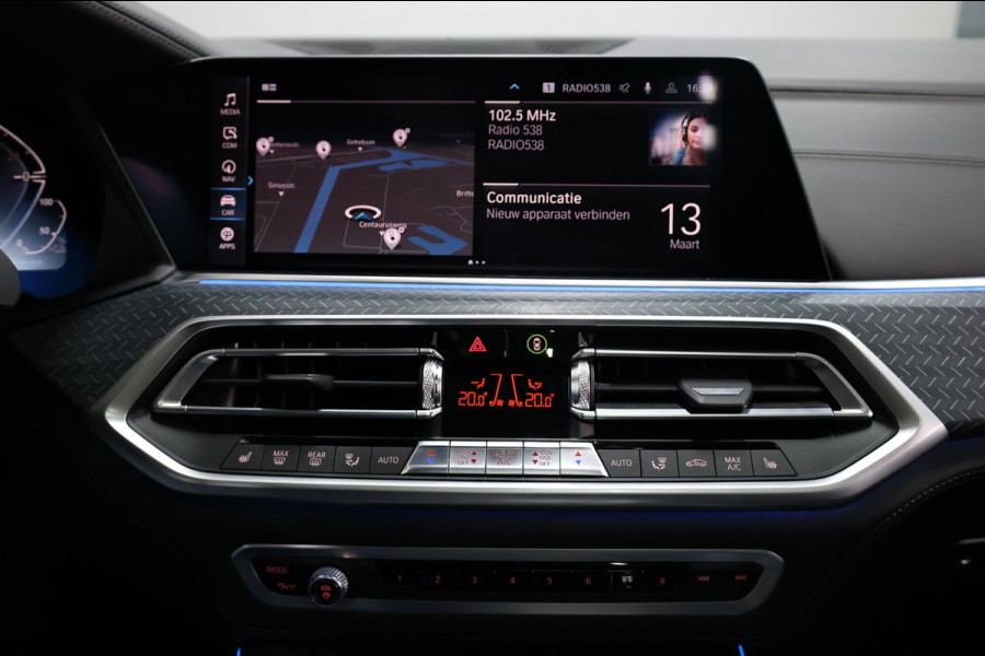 BMW X5 XDrive45e M-sport MAXTON/LASER/VIRTUAL/SFEER/LUCHT/PANO/LEER+S.VERWARMING+MEMORY/22" LMV/360 CAM/ACC/ECC/12 MND GARANTIE!