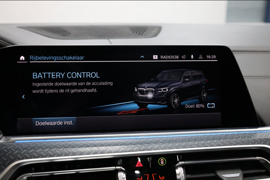 BMW X5 XDrive45e M-sport MAXTON/LASER/VIRTUAL/SFEER/LUCHT/PANO/LEER+S.VERWARMING+MEMORY/22" LMV/360 CAM/ACC/ECC/12 MND GARANTIE!