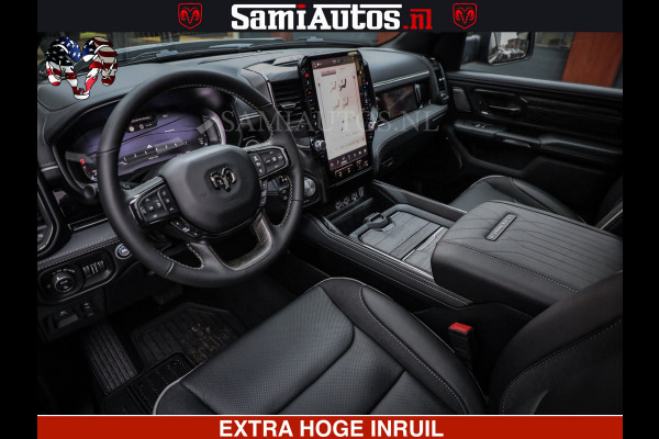 Dodge Ram LIMITED NIGHT H.O 540 PK 706 Nm | XB9 | MASSAGE | BOM VOL | CREW CAB | DUBBELE CABINE | GRIJSKENTEKEN | 5 PERSOONS | DE MEEST LUXUEUZE en BEGEERDE Pick-up