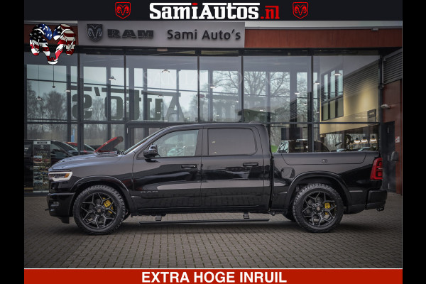 Dodge Ram LIMITED NIGHT H.O 540 PK 706 Nm | XB9 | MASSAGE | BOM VOL | CREW CAB | DUBBELE CABINE | GRIJSKENTEKEN | 5 PERSOONS | DE MEEST LUXUEUZE en BEGEERDE Pick-up