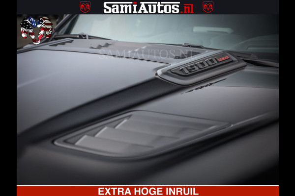 Dodge Ram LIMITED NIGHT H.O 540 PK 706 Nm | XB9 | MASSAGE | BOM VOL | CREW CAB | DUBBELE CABINE | GRIJSKENTEKEN | 5 PERSOONS | DE MEEST LUXUEUZE en BEGEERDE Pick-up
