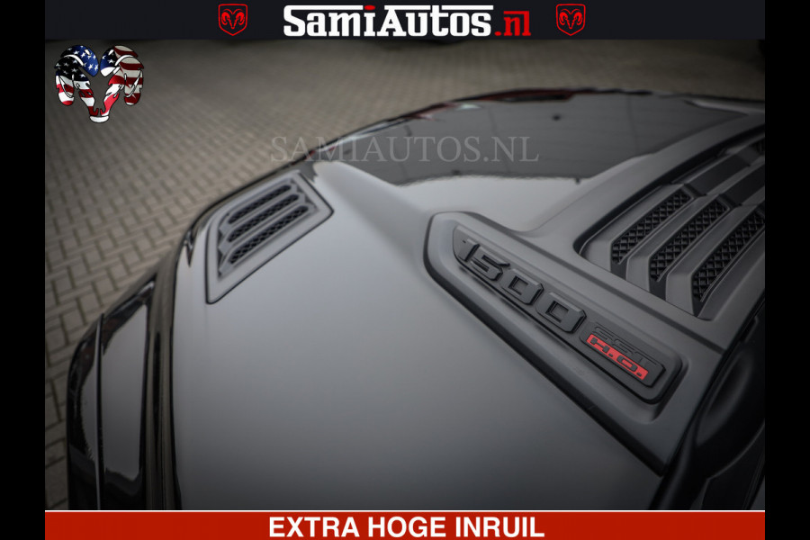 Dodge Ram LIMITED NIGHT H.O 540 PK 706 Nm | XB9 | MASSAGE | BOM VOL | CREW CAB | DUBBELE CABINE | GRIJSKENTEKEN | 5 PERSOONS | DE MEEST LUXUEUZE en BEGEERDE Pick-up