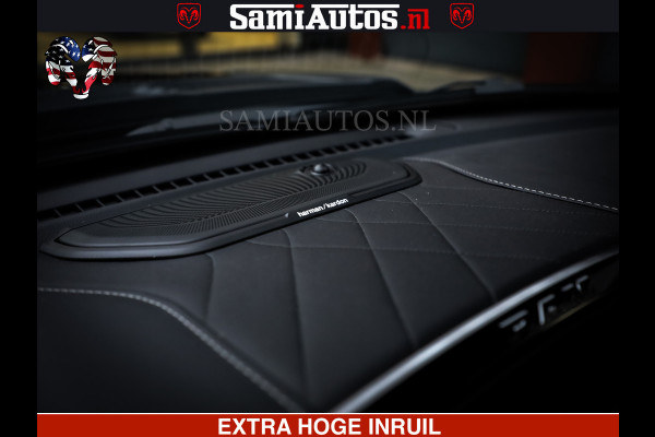 Dodge Ram LIMITED NIGHT H.O 540 PK 706 Nm | XB9 | MASSAGE | BOM VOL | CREW CAB | DUBBELE CABINE | GRIJSKENTEKEN | 5 PERSOONS | DE MEEST LUXUEUZE en BEGEERDE Pick-up