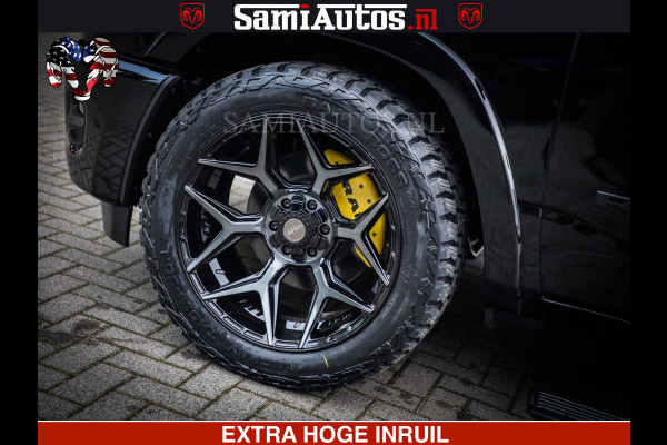 Dodge Ram LIMITED NIGHT H.O 540 PK 706 Nm | XB9 | MASSAGE | BOM VOL | CREW CAB | DUBBELE CABINE | GRIJSKENTEKEN | 5 PERSOONS | DE MEEST LUXUEUZE en BEGEERDE Pick-up