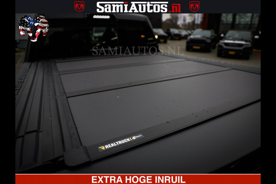 Dodge Ram LIMITED NIGHT H.O 540 PK 706 Nm | XB9 | MASSAGE | BOM VOL | CREW CAB | DUBBELE CABINE | GRIJSKENTEKEN | 5 PERSOONS | DE MEEST LUXUEUZE en BEGEERDE Pick-up