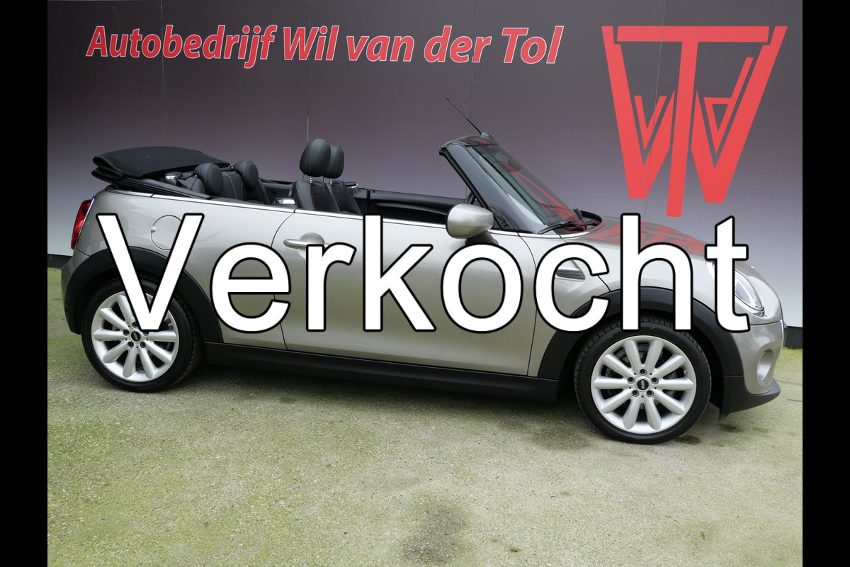 MINI Cabrio 1.5 COOPER CHILI | LED | FACELIFT | LEER | UNION JACK | ALL-IN!!