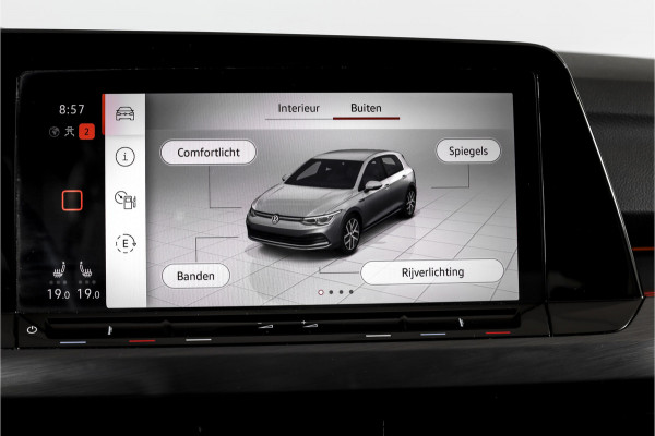 Volkswagen Golf 1.4 eHybrid Style | S/K-Panodak | Elek. Trekhaak | Dig. Cockpit | Adapt. Cruise | Stoel-+Stuurverw. | PDC | Camera | NAV + App. Connect | ECC | LM 18" |