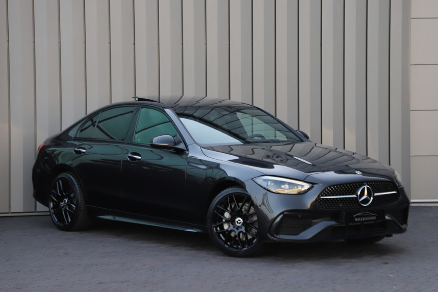 Mercedes-Benz C-Klasse 300e AMG | 313PK | Head-up | Keyless-go | Pano | Sfeerverlichting | Digital-light | Leder | Memory | Stoelverw. | 2022.