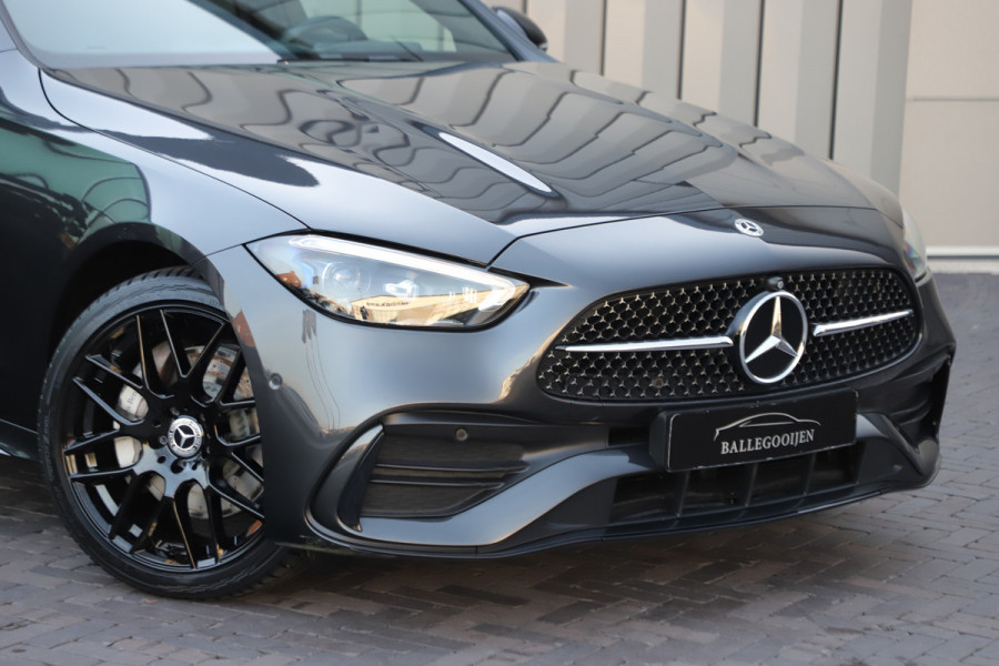 Mercedes-Benz C-Klasse 300e AMG | 313PK | Head-up | Keyless-go | Pano | Sfeerverlichting | Digital-light | Leder | Memory | Stoelverw. | 2022.