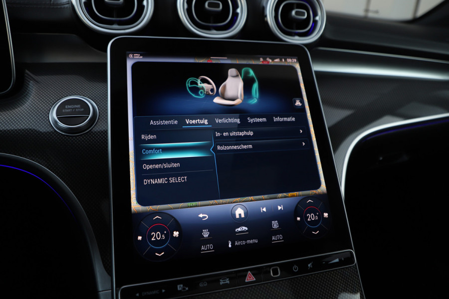 Mercedes-Benz C-Klasse 300e AMG | 313PK | Head-up | Keyless-go | Pano | Sfeerverlichting | Digital-light | Leder | Memory | Stoelverw. | 2022.