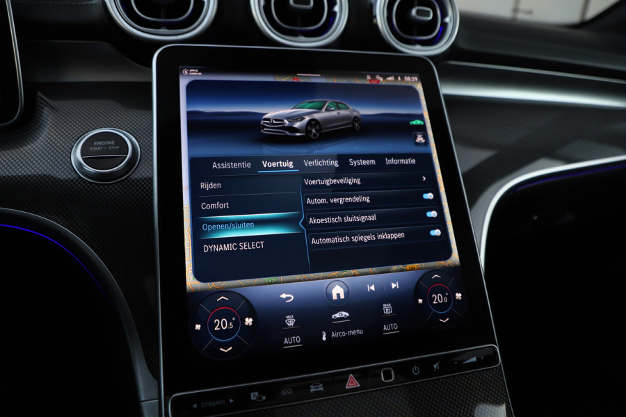 Mercedes-Benz C-Klasse 300e AMG | 313PK | Head-up | Keyless-go | Pano | Sfeerverlichting | Digital-light | Leder | Memory | Stoelverw. | 2022.