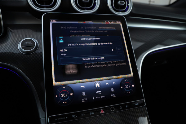 Mercedes-Benz C-Klasse 300e AMG | 313PK | Head-up | Keyless-go | Pano | Sfeerverlichting | Digital-light | Leder | Memory | Stoelverw. | 2022.