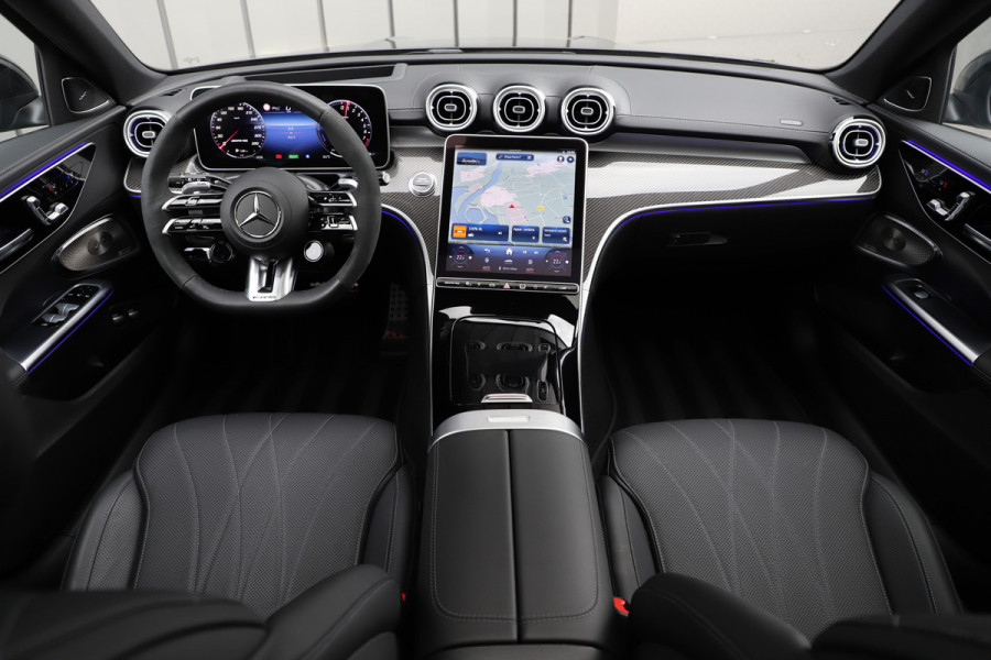 Mercedes-Benz C-Klasse Estate AMG 63 S E Performance | 680PK | Achterasbesturing | Carbon | Head-up | Burmester | AMG Drivers-package | Stoelkoeling |