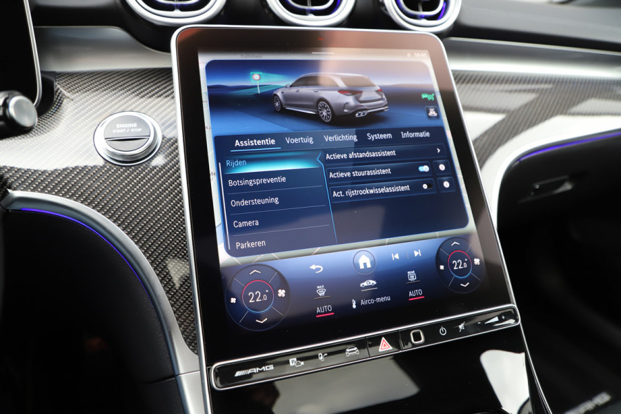 Mercedes-Benz C-Klasse Estate AMG 63 S E Performance | 680PK | Achterasbesturing | Carbon | Head-up | Burmester | AMG Drivers-package | Stoelkoeling |