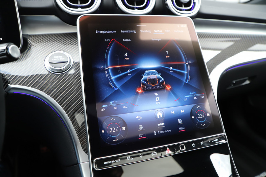 Mercedes-Benz C-Klasse Estate AMG 63 S E Performance | 680PK | Achterasbesturing | Carbon | Head-up | Burmester | AMG Drivers-package | Stoelkoeling |
