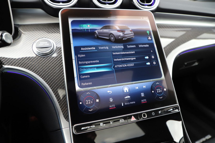 Mercedes-Benz C-Klasse Estate AMG 63 S E Performance | 680PK | Achterasbesturing | Carbon | Head-up | Burmester | AMG Drivers-package | Stoelkoeling |