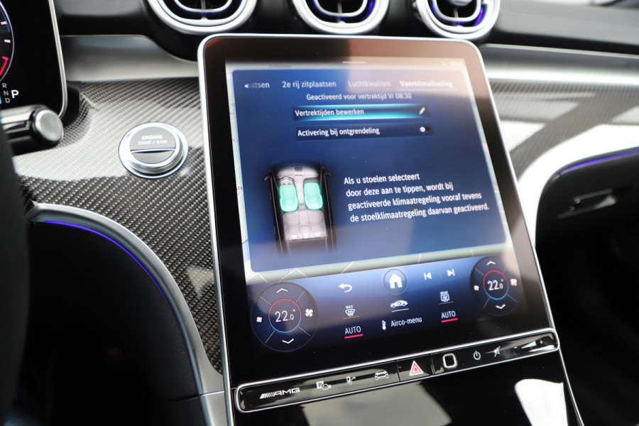 Mercedes-Benz C-Klasse Estate AMG 63 S E Performance | 680PK | Achterasbesturing | Carbon | Head-up | Burmester | AMG Drivers-package | Stoelkoeling |