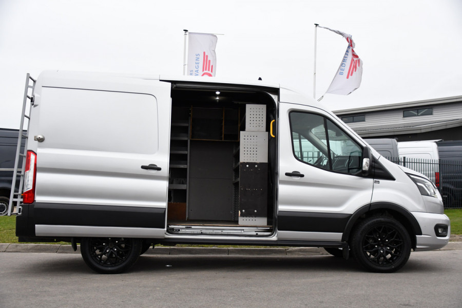 Ford Transit 350 2.0 TDCI L2H2 Limited PB Edition Camera, Cruise, Carplay, LED, 185pk, Automaat, Sensoren, Multimedia, Uniek!