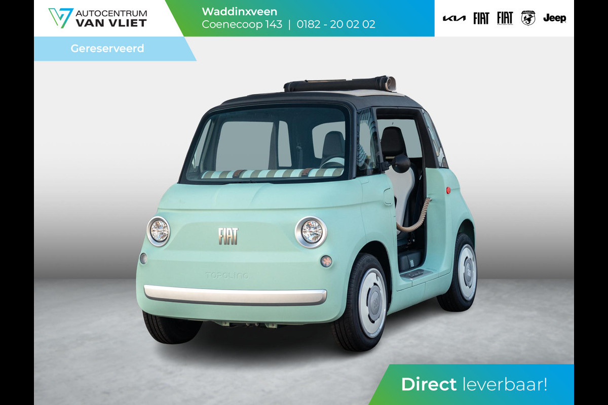 Fiat TOPOLINO Dolcevita | Voorraadactie ! | Private Lease € 169,-* | Actieradius 75km | Rijklaar