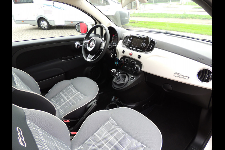 Fiat 500 TwinAir Turbo Lounge 81PK | 16" velgen | Navigatie | Cruise Controle | Parkeersensoren