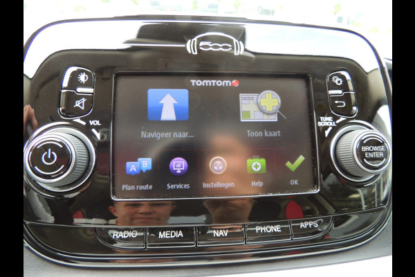 Fiat 500 TwinAir Turbo Lounge 81PK | 16" velgen | Navigatie | Cruise Controle | Parkeersensoren