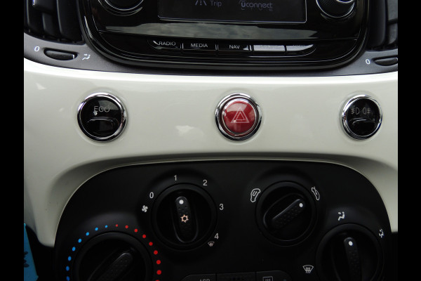 Fiat 500 TwinAir Turbo Lounge 81PK | 16" velgen | Navigatie | Cruise Controle | Parkeersensoren