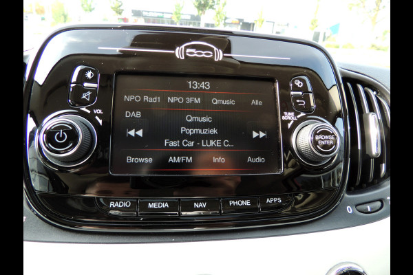 Fiat 500 TwinAir Turbo Lounge 81PK | 16" velgen | Navigatie | Cruise Controle | Parkeersensoren