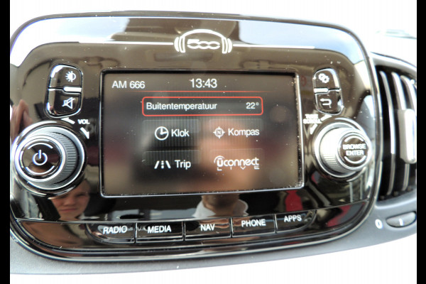 Fiat 500 TwinAir Turbo Lounge 81PK | 16" velgen | Navigatie | Cruise Controle | Parkeersensoren