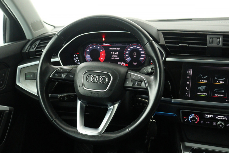 Audi Q3 35 TFSI Advanced Pro Line Plus (CAMERA, STOELVERWARMING, DIGITALE COCKPIT, LANE-ASSIST, CRUISE ADAPTIEF)