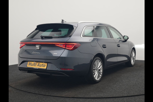 Seat Leon Sportstourer 1.4 TSI eHybrid Xcellence PHEV 204pk Dealer O.H. | Trekhaak Af Fabriek | Camera | Sportstoelen & Stuur Verwarmd | Keyless | Virtual | Navigatie | DAB | Plug In Hybrid |
