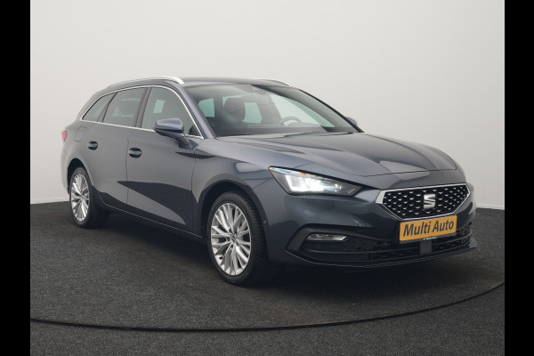 Seat Leon Sportstourer 1.4 TSI eHybrid Xcellence PHEV 204pk Dealer O.H. | Trekhaak Af Fabriek | Camera | Sportstoelen & Stuur Verwarmd | Keyless | Virtual | Navigatie | DAB | Plug In Hybrid |
