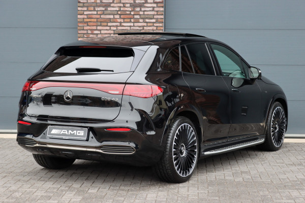 Mercedes-Benz EQE SUV AMG 43 4MATIC Premium 91 kWh | Hyperscreen | Luchtvering | Achterasbesturing | Distronic+ | Carbon | Burmester | Trekhaak | Warmtepomp | Verwarmd Stuurwiel | HUD | Panoramadak |