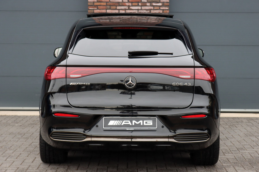 Mercedes-Benz EQE SUV AMG 43 4MATIC Premium 91 kWh | Hyperscreen | Luchtvering | Achterasbesturing | Distronic+ | Carbon | Burmester | Trekhaak | Warmtepomp | Verwarmd Stuurwiel | HUD | Panoramadak |