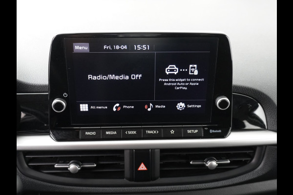 Kia Picanto 1.0 DPi DynamicLine - Cruise Control - Airco - Apple CarPlay/Android Auto- Bluetooth - Fabrieksgarantie tot 05-2030