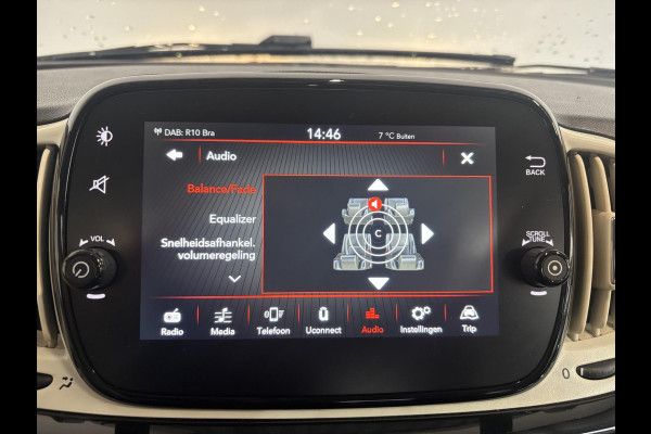 Fiat 500 1.0 Hybrid Lounge Plus | Navigatie | Panorama Dak | Parkeersensoren Achter | Climatronic | lichtmetalen Velgen | Dab