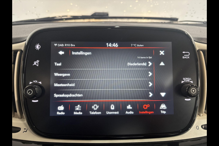Fiat 500 1.0 Hybrid Lounge Plus | Navigatie | Panorama Dak | Parkeersensoren Achter | Climatronic | lichtmetalen Velgen | Dab