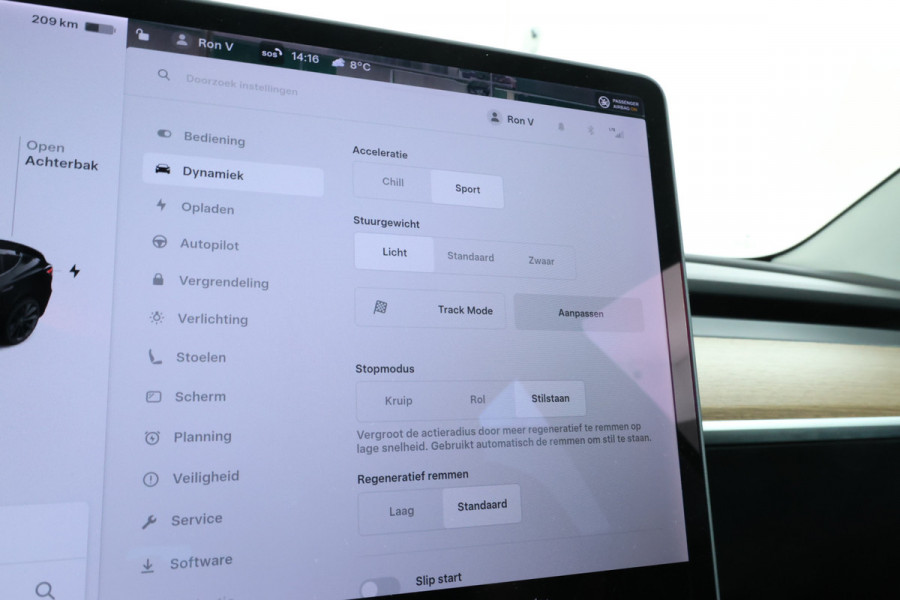 Tesla Model 3 Performance AWD 75 kWh Full Black! Track Modus, Stoelverwarming