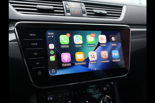 Škoda Superb Combi 1.4 TSI ACT 150 PK SPORTLINE DSG AUT. *STEEL GREY* + WEGKL. TREKHAAK | PANORAMA | 19 INCH | CANTON | ADAPTIVE CRUISE | ALCANTARA