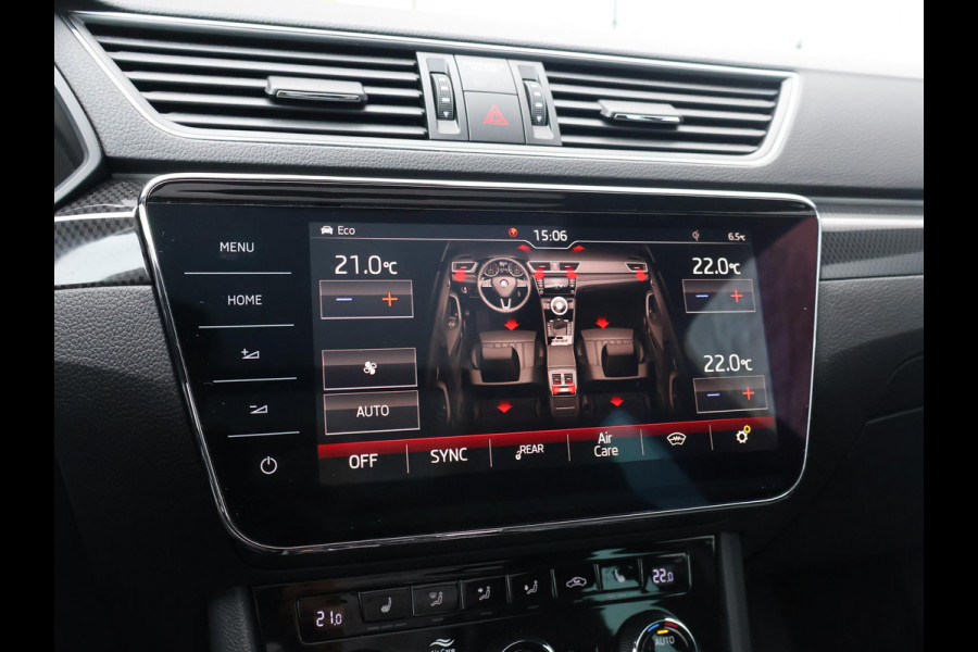 Škoda Superb Combi 1.4 TSI ACT 150 PK SPORTLINE DSG AUT. *STEEL GREY* + WEGKL. TREKHAAK | PANORAMA | 19 INCH | CANTON | ADAPTIVE CRUISE | ALCANTARA