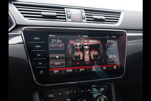 Škoda Superb Combi 1.4 TSI ACT 150 PK SPORTLINE DSG AUT. *STEEL GREY* + WEGKL. TREKHAAK | PANORAMA | 19 INCH | CANTON | ADAPTIVE CRUISE | ALCANTARA