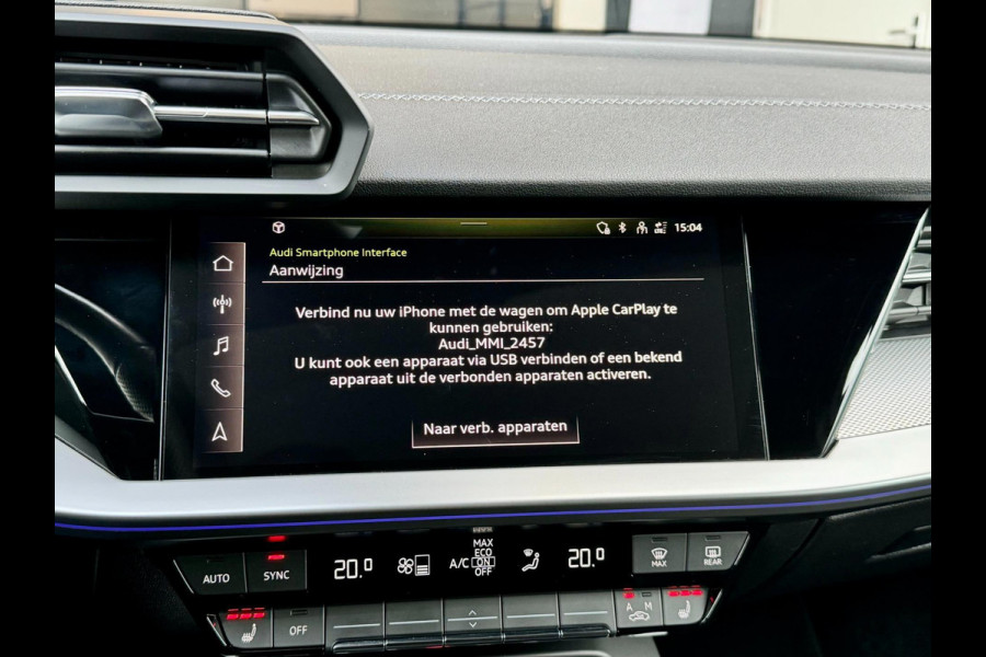 Audi S3 Sportback 2.0 TFSI quattro 310+PK LED/B&O/PANO/SFEER/ALCANTARA+S.VERWARMING+MASSAGE/18" LMV/CAM/LINE/ACC/12 MND GARANTIE!