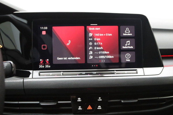 Volkswagen Golf 1.4 eHybrid GTE 245 PK, Leder, Memory, Mistlampen, Stoelkoeling + Verwarming