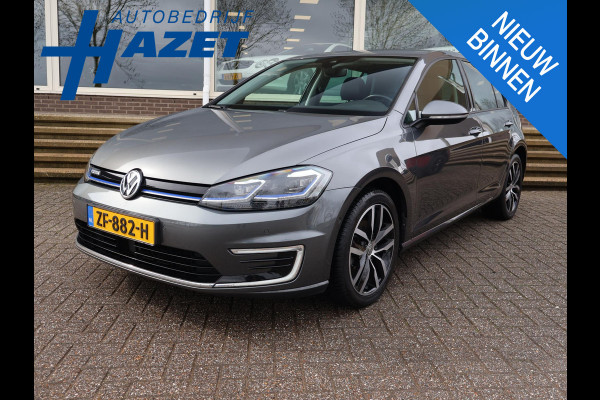 Volkswagen e-Golf + LEDER SPORTINTERIEUR | VIRTUAL COCKPIT | ADAPTIVE CRUISE | LED | CAMERA | STOELVERW. | APPLE CARPLAY