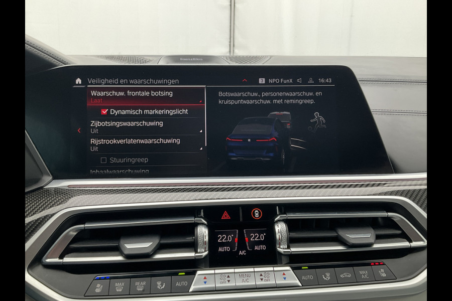 BMW X6 M Competition 626PK BTW Bowers&Wilkins Pano Nachtzicht Massage Stoelverw+Koeling BOMVOL!