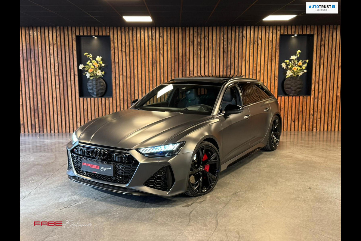 Audi A6 Avant RS6 TFSI quattro / Softclose / Stoel Verwaming/Ventilatie / Pano / 360 Camera / HUD / Keyless