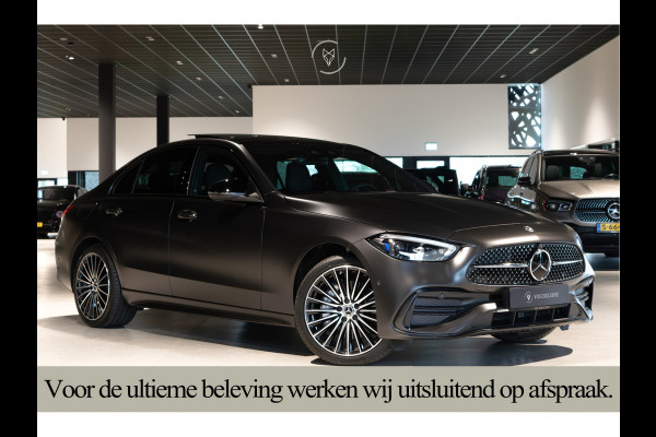Mercedes-Benz C-Klasse 300 e AMG Magno|Nappa|Night|Rij-assistentie Plus|Keyless-Go|Stoelkoeling|Pano|360°|Burmester|19''